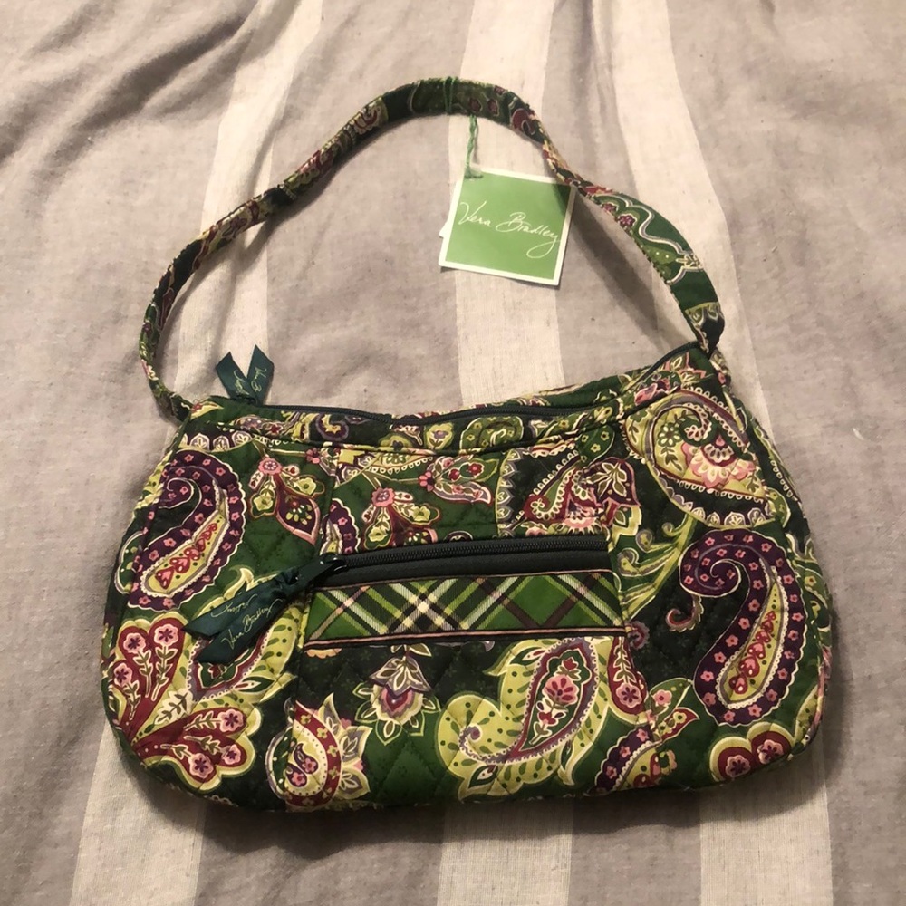Vera Bradley New Hobo Chelsea Green Bag